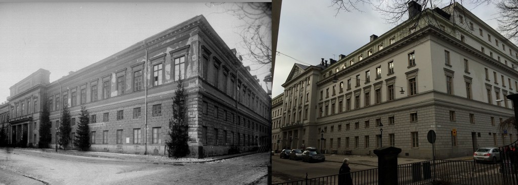 Wallingatan 2, 1920 och 2015